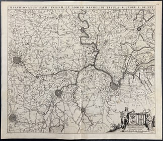 De Wit - Map of Amsterdam, Netherlands