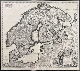 De Wit - Map of Scandinavia