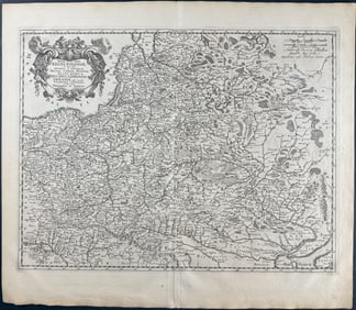 Visscher - Map of Poland