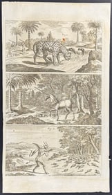 Zahn - Unicorn, Demon or Devil chasing away Beavers, Cheetah or Leopard