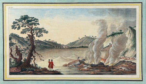 Hamilton & Fabris - View of the Solfaterra being the Crater of the ancient Volcano called by Strabo