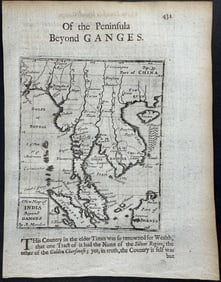 Morden - Map of India beyond the Ganges
