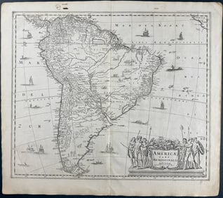 Visscher - Map of South America