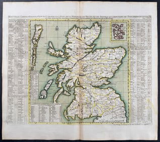 Chatelain - Map of Scotland
