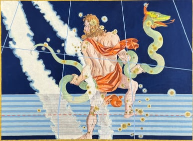 Bayer - Constellation: Ophiuchus; Man with Serpent
