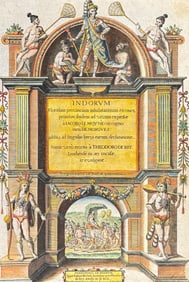 De Bry - Frontispiece for Florida, Volume 2