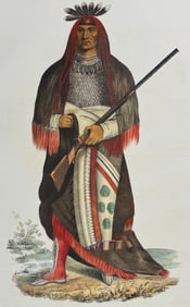 McKenney & Hall, Folio - Wa-Na-Ta, The Charger - Grand Chief of the Sioux
