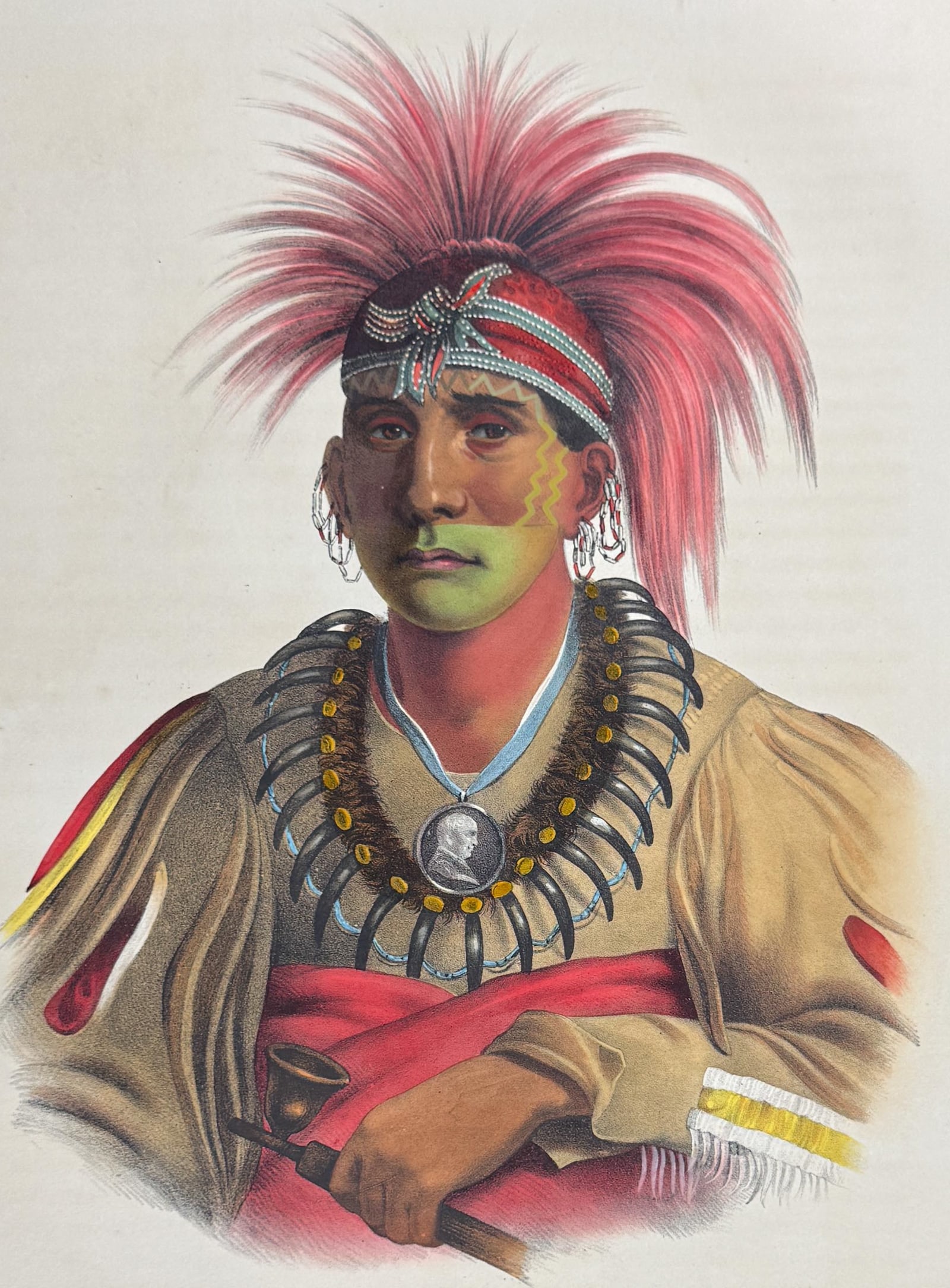 McKenney & Hall, Folio - No-Way-Ke-Sug-Ga, Otoe (1 of 2)