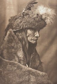 Edward Curtis, Folio - Tearing Lodge - Piegan
