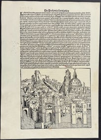 Schedel, pub. 1493 - View of Lithuania