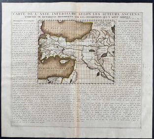 Chatelain - Map of Asia Minor (Turkey)