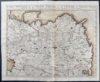 Chatelain - Map of Central Asia and the Tartary (Russia)