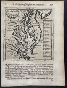 Morden - Map of Virginia & Maryland (Chesapeake Bay)