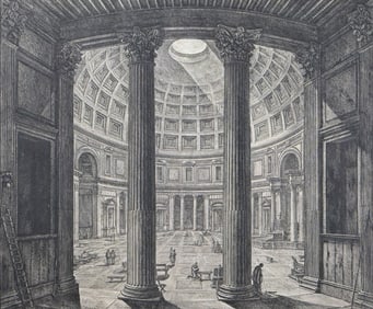Piranesi - Interior View of the Pantheon