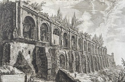 Piranesi - Remains of the Villa of Maecenas at Tivoli