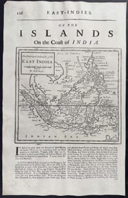 Moll - Map of the East Indies or the Islands on the Coast of India