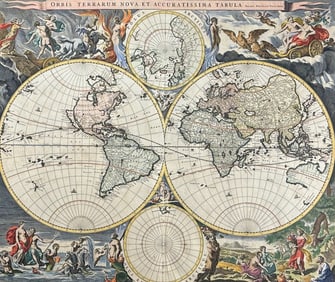 Visscher - Map of the World
