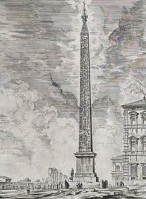 Piranesi - The Egyptian Obelisk in the Piazze di S. Giovanni Laterano