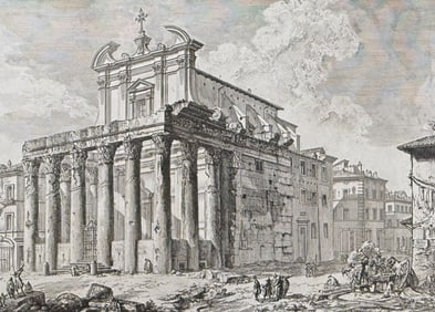 Piranesi - The Temple of Antonius and Faustina