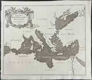 Zahn - Map of the Meditteranean