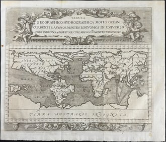 Zahn - Hydrographic Map of the World