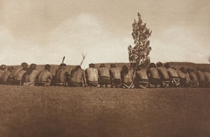 Edward Curtis, Folio - Arikara Medicine Fraternity - The Prayer