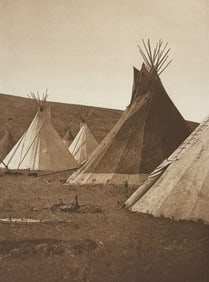 Edward Curtis, Folio - Atsina Camp