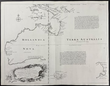 Harris - Map of the Southern Continent (Australia, New Holland)