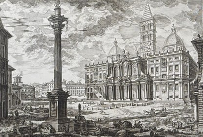 Piranesi - View of the Basilica of Saint Maria Maggiore