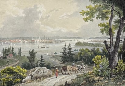 Milbert - View of New York taken from Warhawk. 1
