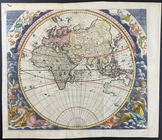 Zahn - Map of the Ancient World: Europe, Africa, and Asia [Facies Altera Hemisphaerii Terrestris]
