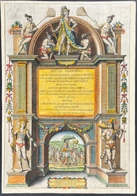De Bry - Frontispiece for Florida, Volume 2