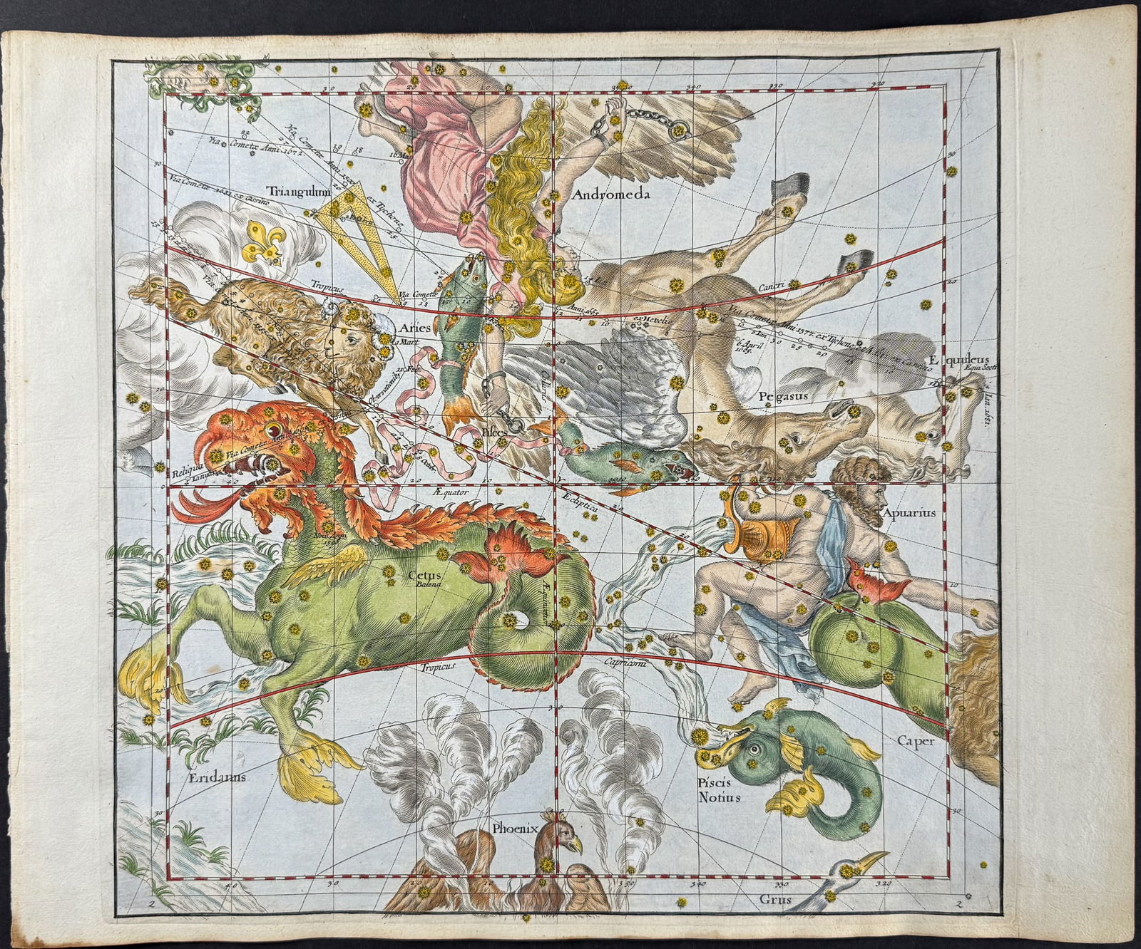 Kohler - Celestial Chart (Cetus, Pegasus, Andromeda, Aquarius) (1 of 1)