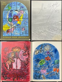 Marc Chagall's Vitraux pour Jerusalem - Signed, Two Original Lithographs