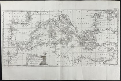 Harris - Chart of the Mediterranean & Adriatic Seas