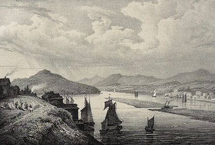 Milbert - View of Hudson River & The Catskill Mountains. 42