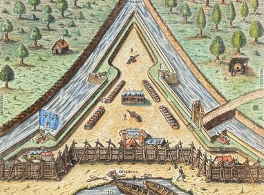 De Bry - Florida - Picture of Fort Caroline