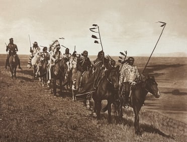 Edward Curtis, Folio - On the War-Path - Atsina