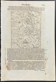 Munster, pub. 1598 - Map of Sicily