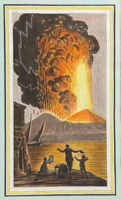 Hamilton & Fabris - View of the great eruption of Mount Vesuvius, on Sunday night August the 8th,