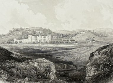 Karl Bodmer - Penitentiary near Pittsburgh (Pennsylvania). 6