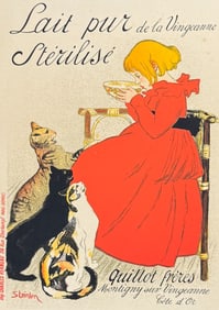 Maitres Affiches by Steinlen - Lait Pur Sterilise