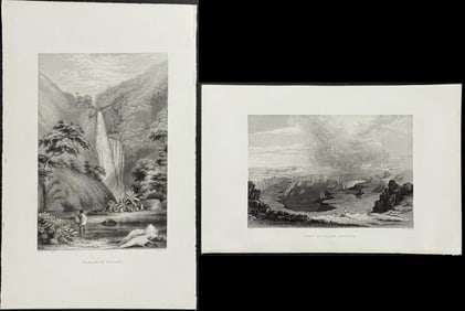 Wilkes - Pair of Hawaii or Sandwich Island Engravings