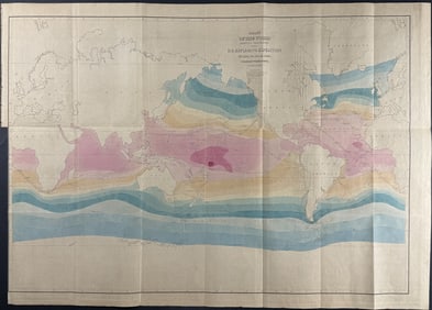 Wilkes - Chart of the World shewing the Tracks of the US Exploring Expedition..