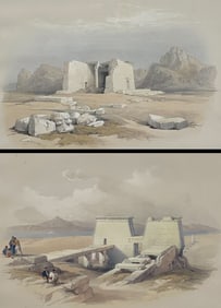 David Roberts,, Royal Sub. Ed. - 4 Lithographs of Nubia