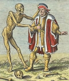 Merian , pub. 1649 - Dance of Death. 73