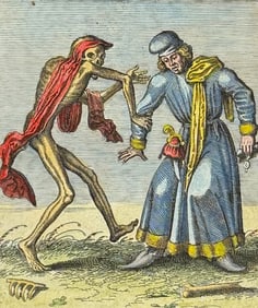 Merian , pub. 1649 - Dance of Death. 71