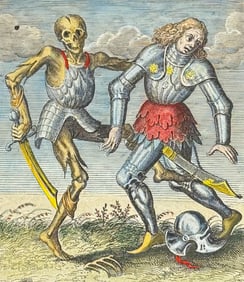 Merian , pub. 1649 - Dance of Death. 69
