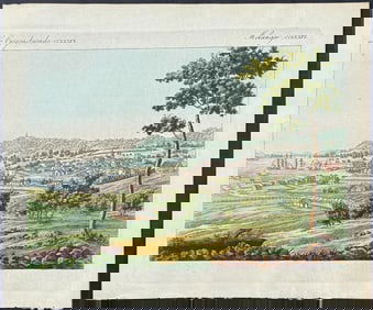 Bertuch, Australia - Hobart Town at Van Diemens Land