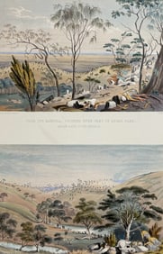 Angas, Australia - From the Barossa, looking over part of Angas Park, Gawler Plains in the distance